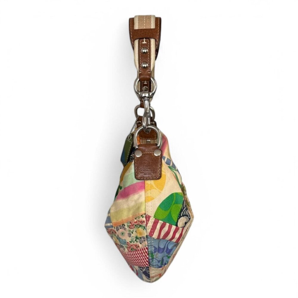 Vintage Coach Multicolor Patchwork Hobo Bag – Style No. M0673-10441 - Picture 4 of 8